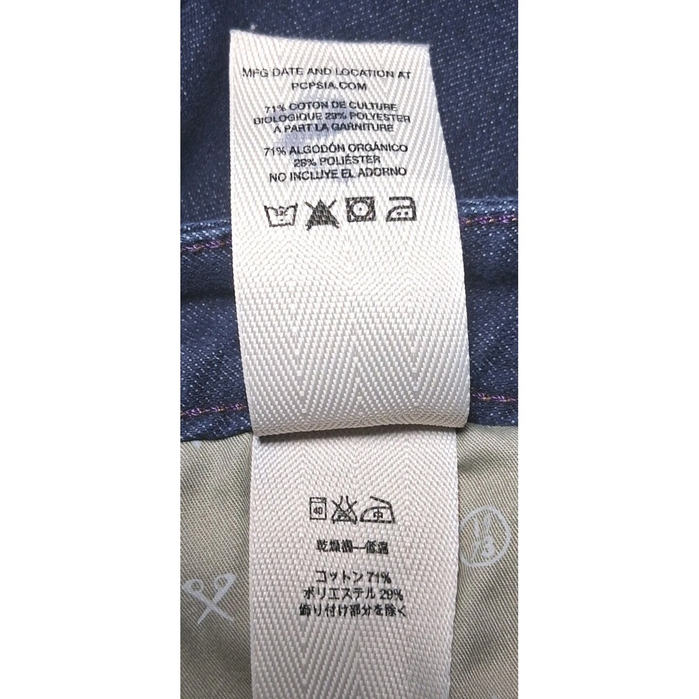 Patagonia Womens Denim Jeans 29 Dark Wash Blue Straight Mid Rise Organic Cotton - Picture 9 of 11